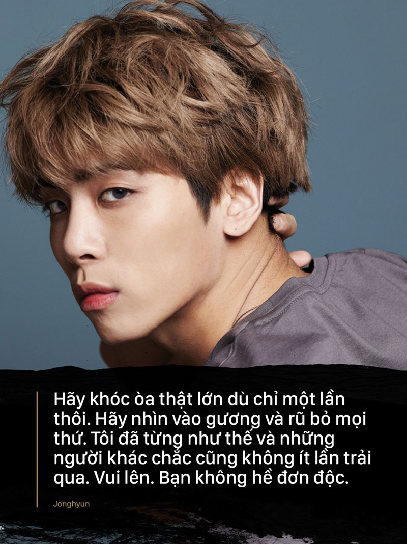 Lời động viên sống mãi với thời gian của Jonghyun: Hiện tại có thể chia ly, nhưng chúng ta sẽ còn gặp lại